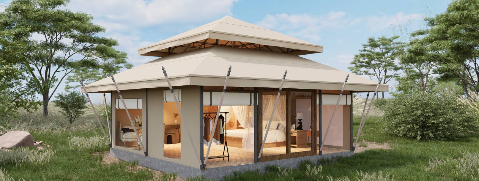 北海户外野奢帐篷